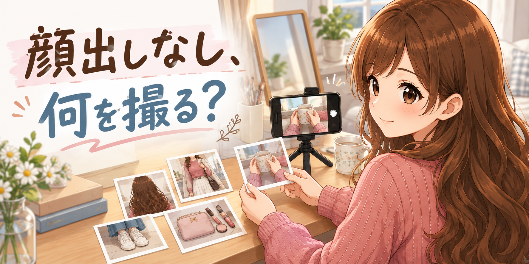 顔出しなしの写メ日記写真を考えるあおば